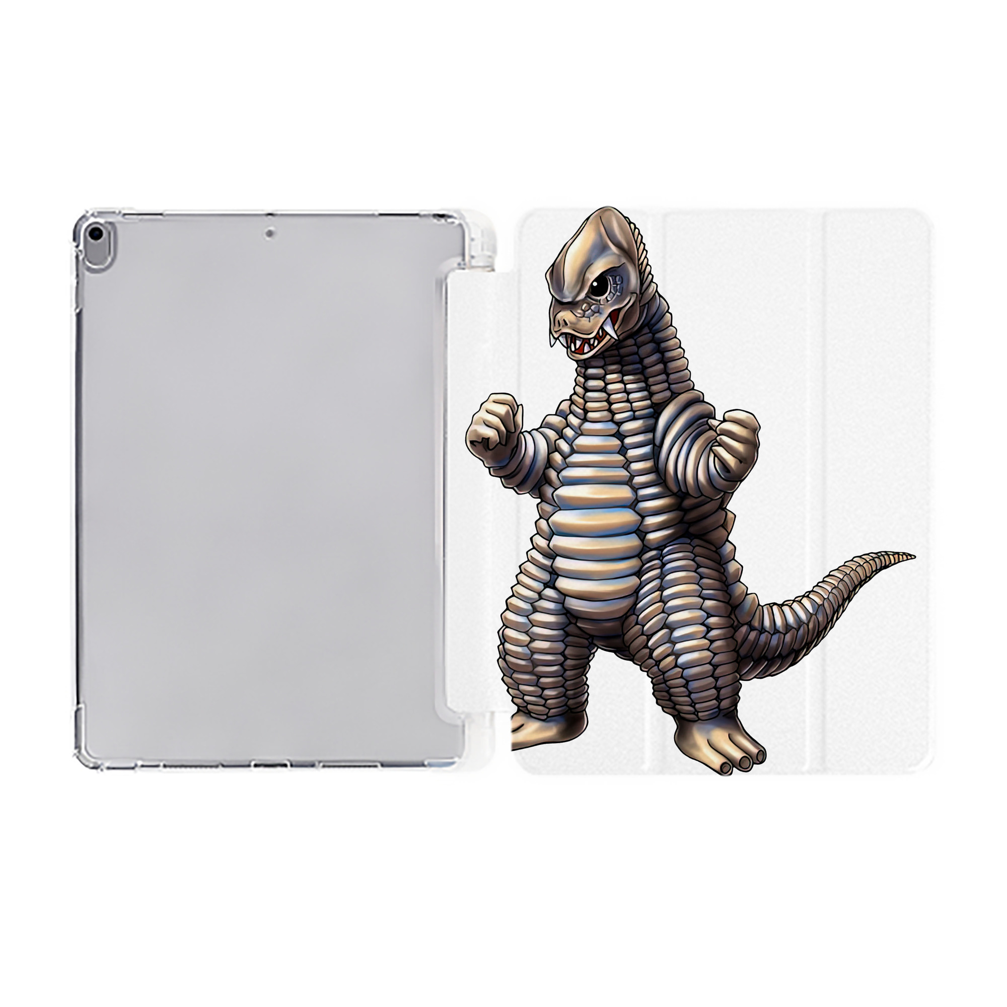 （画像用） ウルトラマン Ultraman IPad ケース ペン収納付き 三つ折りスタンド PUレザー×シリコン 対応機種9.5/10.5/10.9インチ